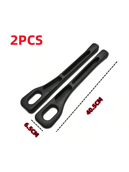 2pcs New Black Car Seat Gap Filler Strips, PVC Material To Fill Crevices, Anti-Leakage, Car Interior Accessories