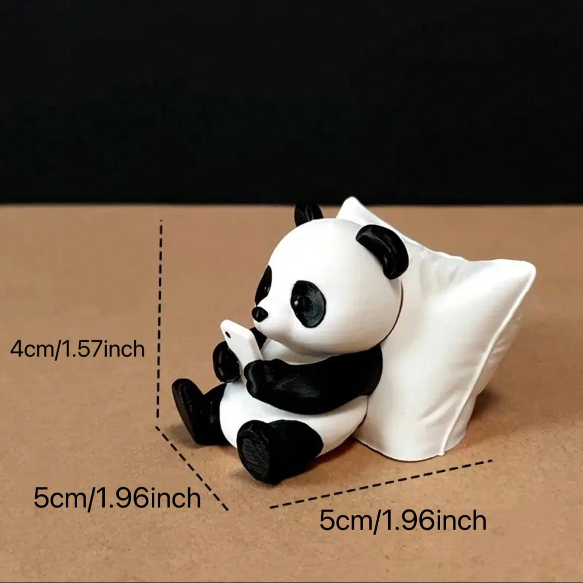 2pcs Panda Car Dashboard Decor, Suitable For Car Center Console Decoration, Can Be Paired With Rearview Mirror For Interior Decoration, Cute And Charming Decorative Item, Suitable For Home, Garden And
