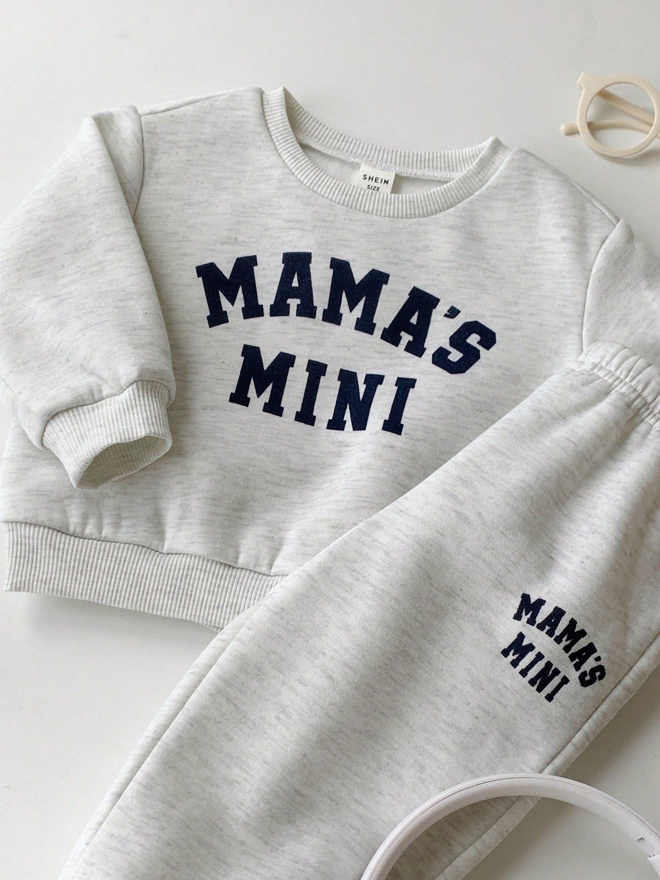 2pcs/Set Baby Boy/Girl Cute Letter Print Long Sleeve Sweatshirt And Elastic Waist Autumn Pants Set, Unisex Baby Clothes, Baby Winter Clothes