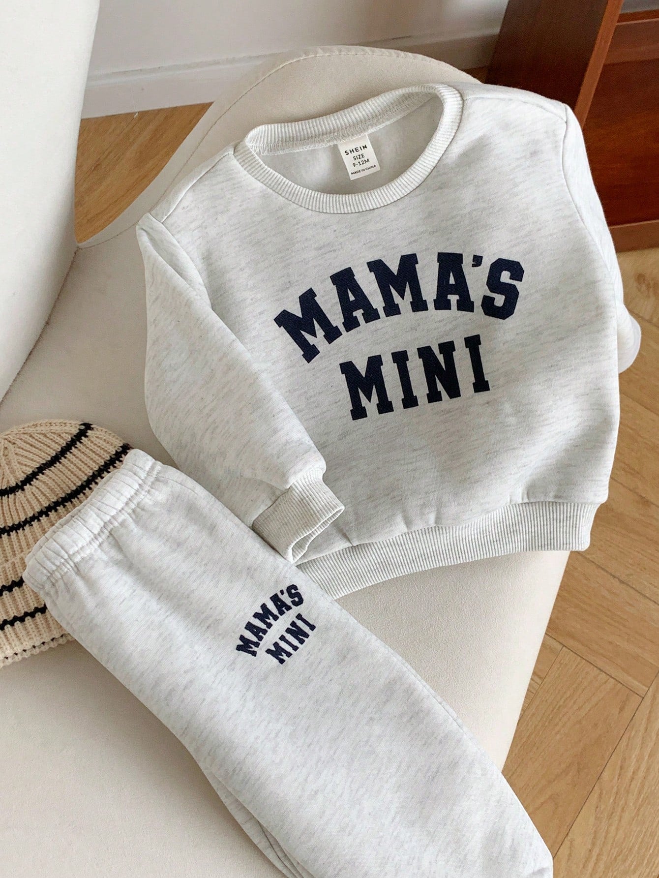 2pcs/Set Baby Boy/Girl Cute Letter Print Long Sleeve Sweatshirt And Elastic Waist Autumn Pants Set, Unisex Baby Clothes, Baby Winter Clothes
