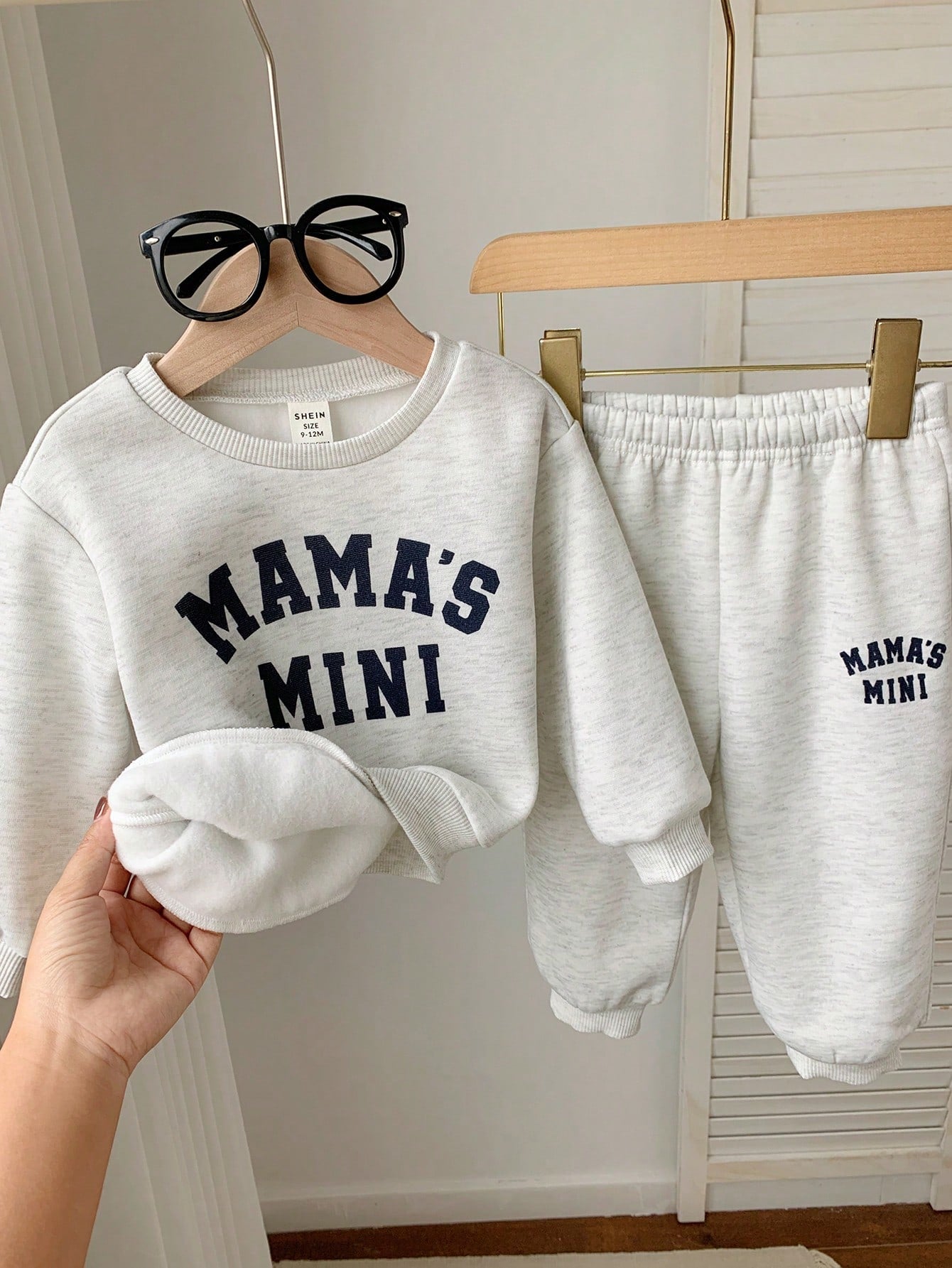 2pcs/Set Baby Boy/Girl Cute Letter Print Long Sleeve Sweatshirt And Elastic Waist Autumn Pants Set, Unisex Baby Clothes, Baby Winter Clothes