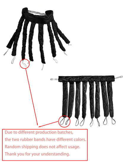 2pcs Set: Satin Heatless Hair Curler With Adjustable Headband, No Heat Required For Overnight Curls, Suitable For Women And Girls To Create Wavy Hairstyles; Extra Large Satin Sleep Cap, Sleep Cap, Lar