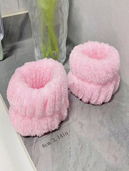 2pcs/Set Sweat-Absorbing Headbands/Towels, Sweat-Absorbing Headbands, Face Washing Headbands, Reusable SPA Headbands/Wristbands, Microfiber Headbands, Women's Wristbands, Makeup Headbands, Elastic Adj