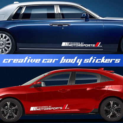 2PCS Universal Auto Body Side Door Decals Vinyl Decal Decoration Auto Stickers Accessories