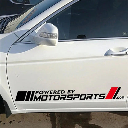 2PCS Universal Auto Body Side Door Decals Vinyl Decal Decoration Auto Stickers Accessories