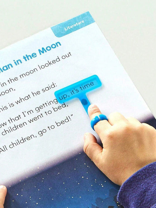 3/1sets Reading Support Kit- Reading Guide Strips, Manual Aids And Page Markers, Help Students With Reading Difficulties And Attention Deficits Improve Focus And Comprehension During Back To School