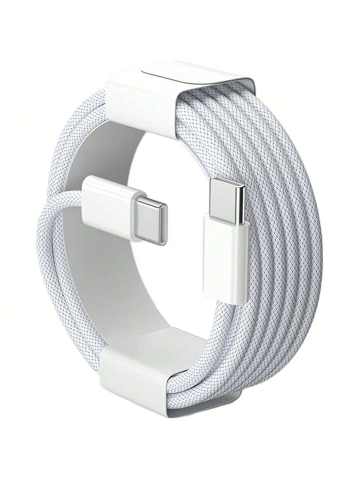 3.3/6.6/10ft Nylon Braided USB-C To Type-C Fast Charging Data Cable, Compatible With IPhone 17/16/15/Pro/Pro Max/IPad, And Other Android Phones, Supports 60W~18W Fast Charging, Suitable For Indoor/Out