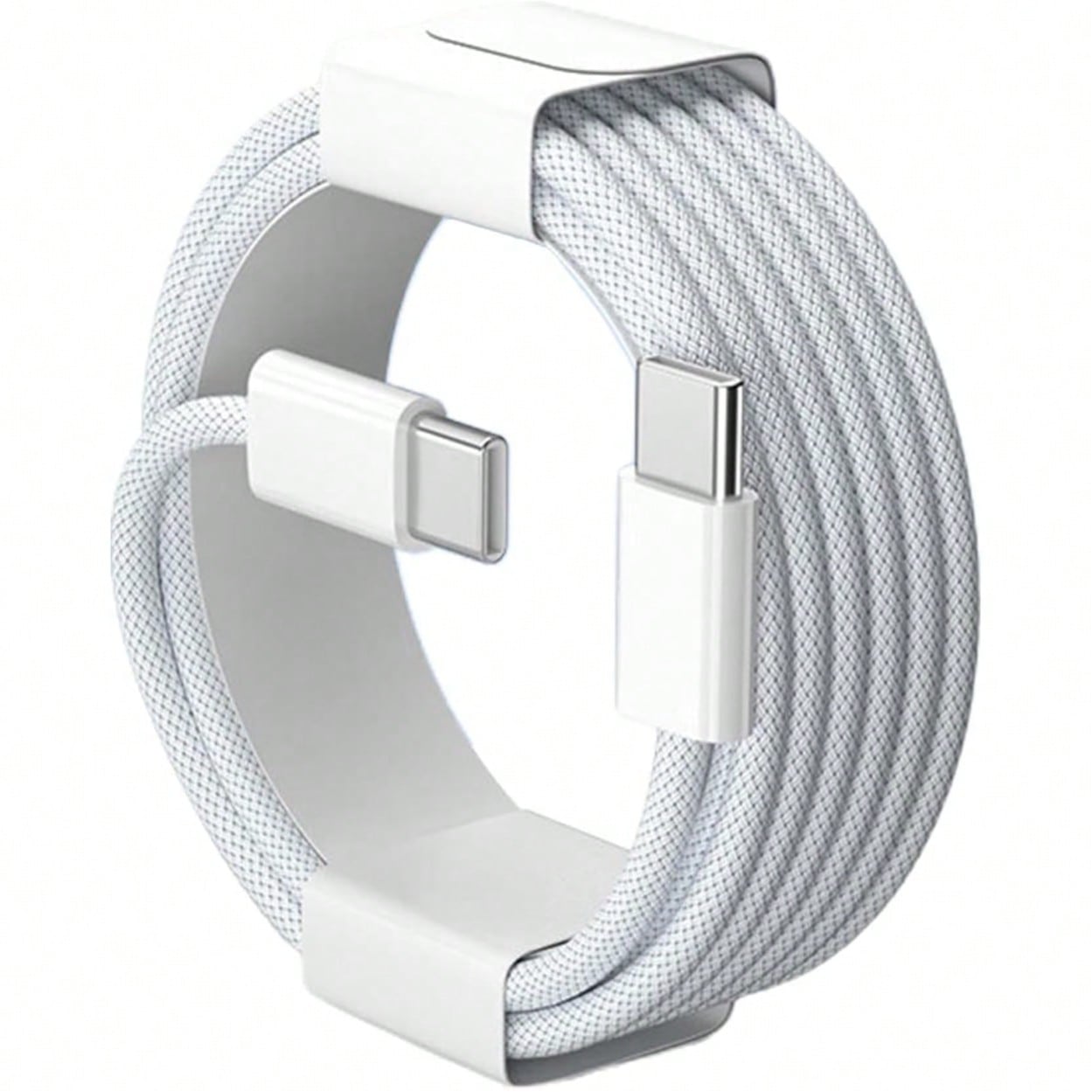 3.3/6.6/10ft Nylon Braided USB-C To Type-C Fast Charging Data Cable, Compatible With IPhone 17/16/15/Pro/Pro Max/IPad, And Other Android Phones, Supports 60W~18W Fast Charging, Suitable For Indoor/Out