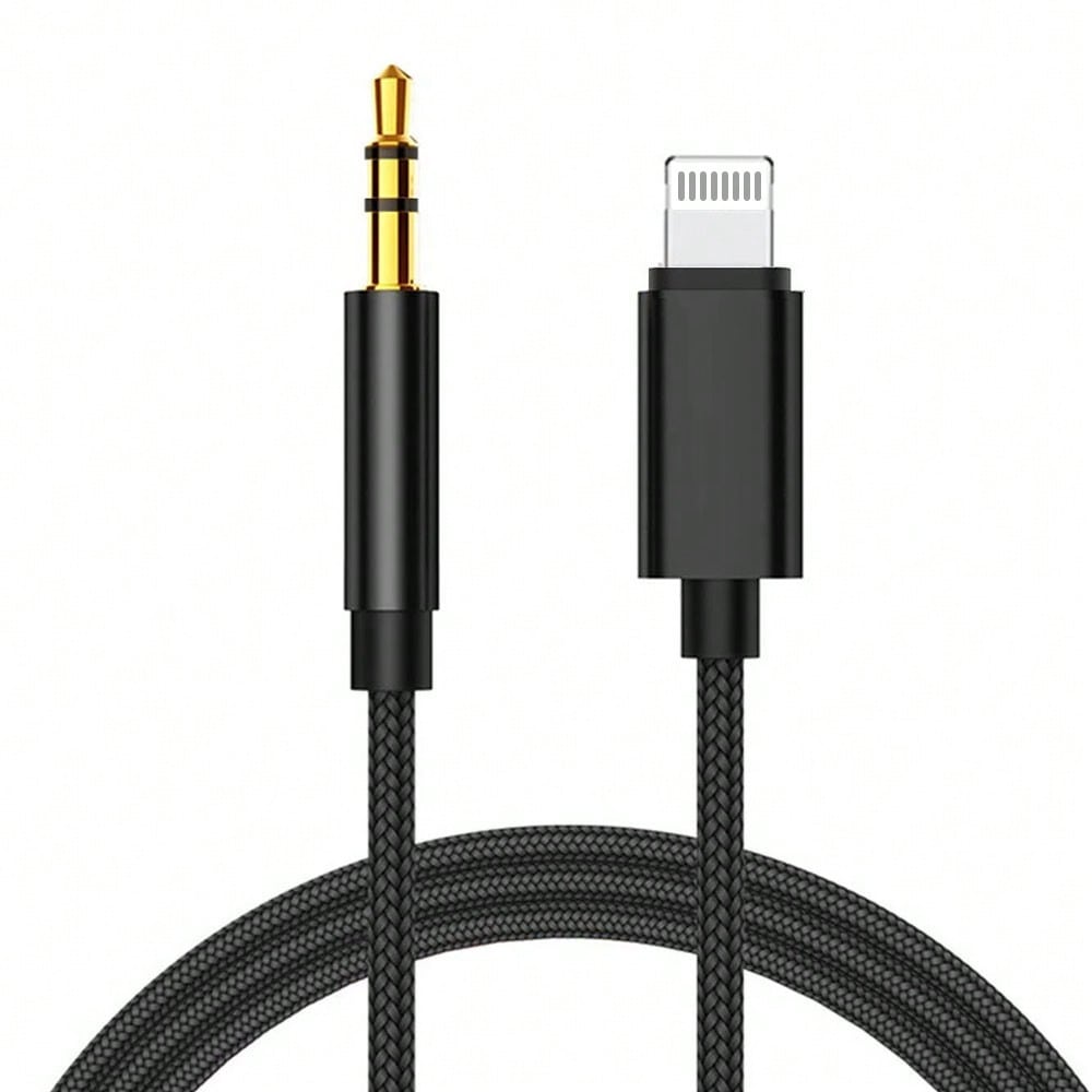 3.5mm Auxiliary Audio Jack Adapter Compatible With IPhone, Suitable For Car, Home Stereo/Speaker/Headphone, Compatible With IPhone 14/13/12/11/XS/XR/8/7/6 Series