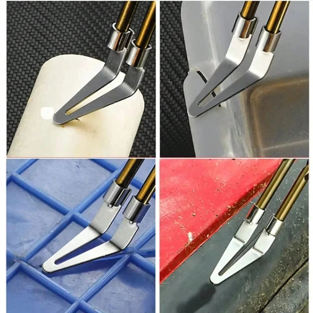 3/5pcs Iron Plastic Welding Gun Soldering Tips, Copper Repair Smooth Head, Suitable For Multiple Welding Tools