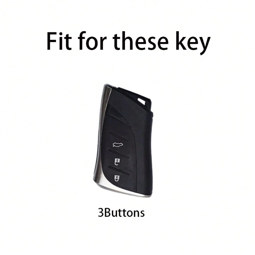 3 Buttons TPU Car Key Case Cover Fob Shell For Lexus UX ES UX200 UX250h ES200 ES300h ES350 US200 US260h Protector