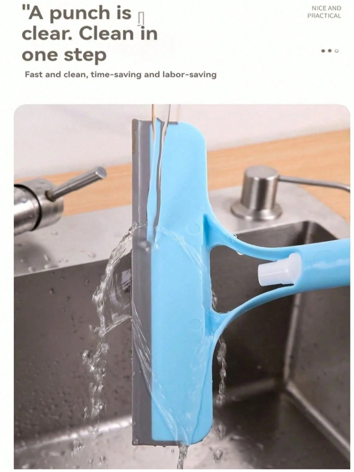 3-In-1 Glass Squeegee, With Squeegee And Spray Bottle, Multifunctional Manual Glass Scraper For Spraying, Cleaning And Scraping, Suitable For Windows, Car Windshields, Mirrors, Bathrooms, Accessories