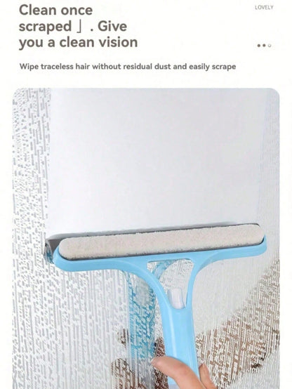 3-In-1 Glass Squeegee, With Squeegee And Spray Bottle, Multifunctional Manual Glass Scraper For Spraying, Cleaning And Scraping, Suitable For Windows, Car Windshields, Mirrors, Bathrooms, Accessories