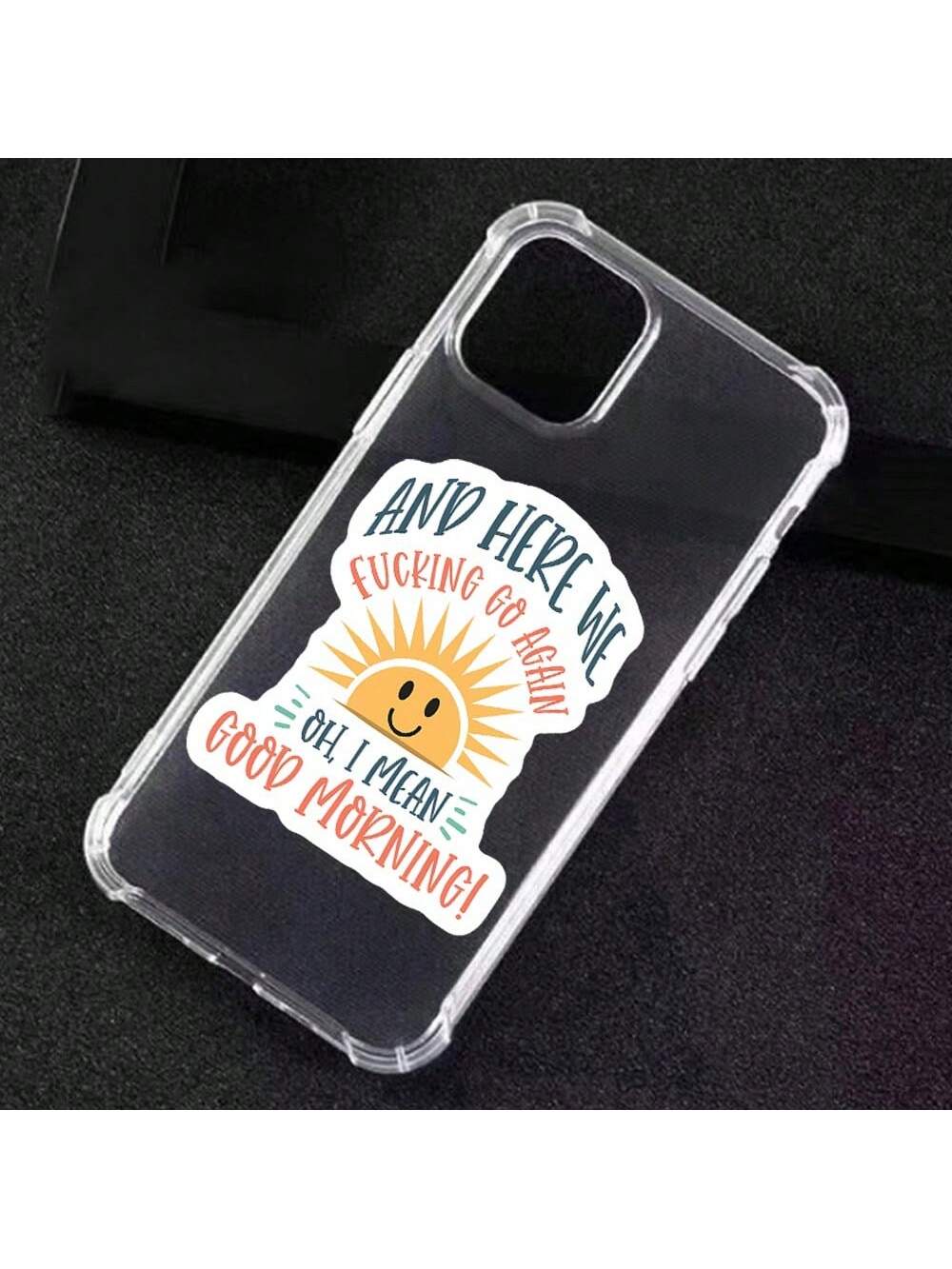 3-Inch "Good Morning! Oh, I Mean..." Funny Morning Struggle Sticker – Perfect For Laptops, Journals, Water Bottles, And Mugs| Great For Morning Haters, Coffee Lovers, And Office Workers| Ideal Gift