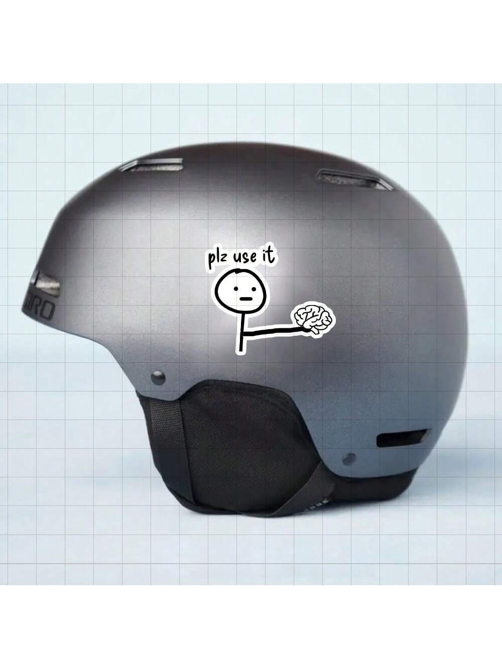 3-Inch "Plz Use It Sticker- Funny And Relatable Vinyl Sticker For Laptops, Notebooks, Water Bottles, Study Desks, Personal Corners, And Humor Zones| Great For Humor Fans, Students, Tech Lovers, And