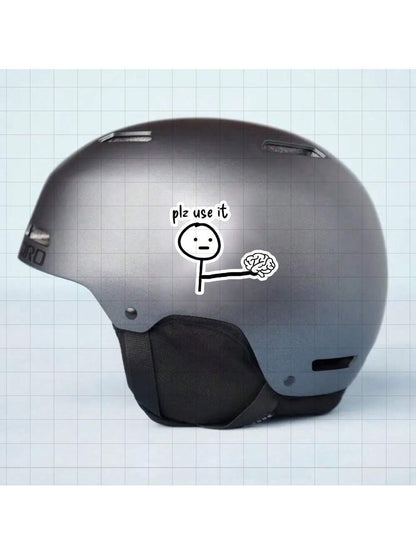 3-Inch "Plz Use It Sticker- Funny And Relatable Vinyl Sticker For Laptops, Notebooks, Water Bottles, Study Desks, Personal Corners, And Humor Zones| Great For Humor Fans, Students, Tech Lovers, And