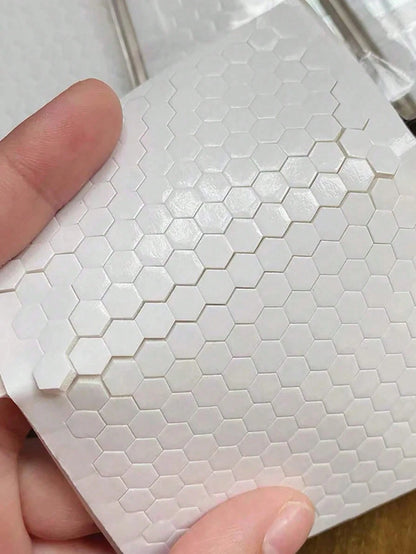 3 Sheets Foam Adhesive Hexagons,3D Pop Foam Hexagons, Dual-Adhesive Foam Mount, Precut Hexagons Strips Foam Tape For Crafts, Scrapbooking, Invitations, Greeting Cards,Festival, Scrapbook DIY Crafts Of