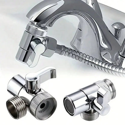 3-Way Diverter Valve Faucet Connector Adapter Faucet Extender Distributor Valve Distributor