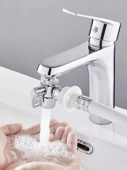 3-Way Diverter Valve Faucet Connector Adapter Faucet Extender Distributor Valve Distributor