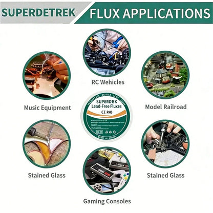 35g/100g Lead-Free Soldering Flux, Rosin Soldering Flux, Metalwork Repair Soldering Paste, Soldering Tin, Soldering Oil, Soldering Flux