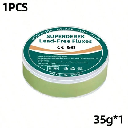 35g/100g Lead-Free Soldering Flux, Rosin Soldering Flux, Metalwork Repair Soldering Paste, Soldering Tin, Soldering Oil, Soldering Flux