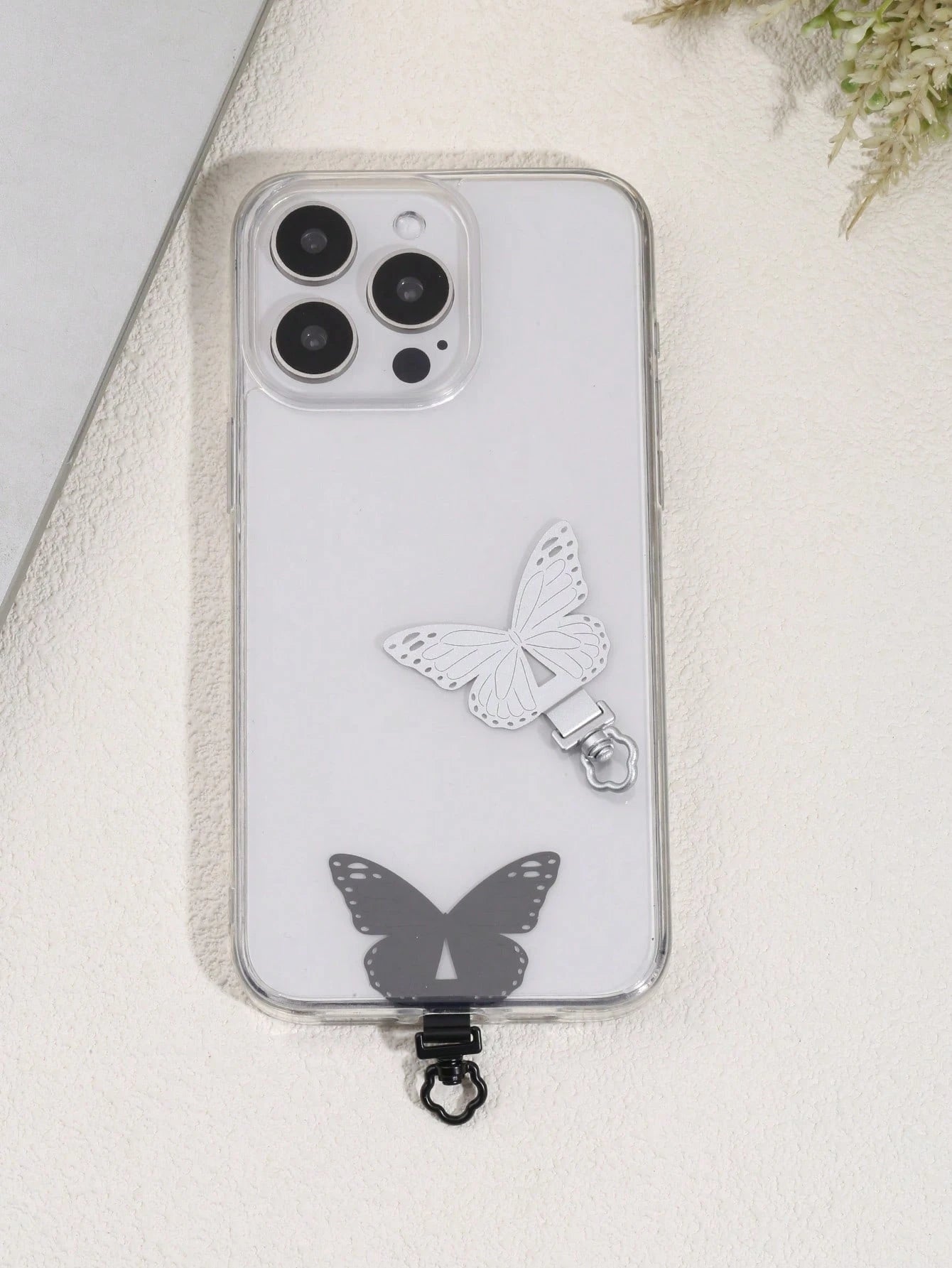 360° Rotatable Ultra-Thin 0.2mm Phone Holder Plate, 304 Stainless Steel Phone Clip, Phone Lanyard Accessory, Single Buckle Pad, Ultra-Thin Anti-Lost Back Sticker, Sturdy Connection Pad, Single Ear Pho