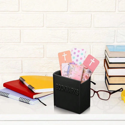 3D Book-Shaped Bookmark Holder, Perfect Gift For Book Lovers, Students & Teachers, Creative Stationery Organizer, Desk Decor Accessory, Unique Reading Enthusiast Gift, Bookish Home Organization, Liter