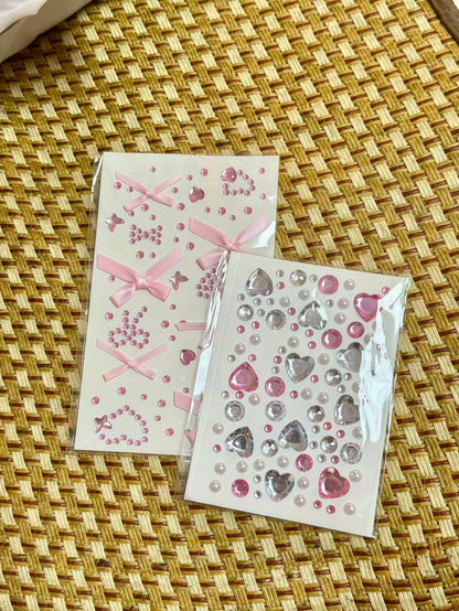 3D Sweet Style Rhinestone Bow Belly Sticker, Pregnancy Photo Prop, Glitter Body Sticker For Expectant Mothers, Baby Shower And Gender Reveal Party