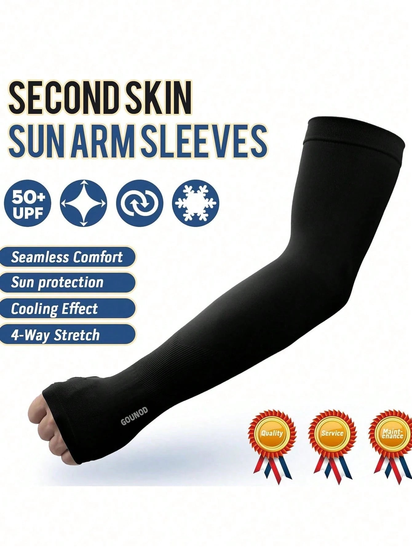 3pcs/1 Pair Male/Female Anti-UV Arm Sleeves, Compression Sleeves For Men To Cover Arms, Male/Female Sun Protection Sleeve Covers- Unisex Sun Protection Arm Sleeves