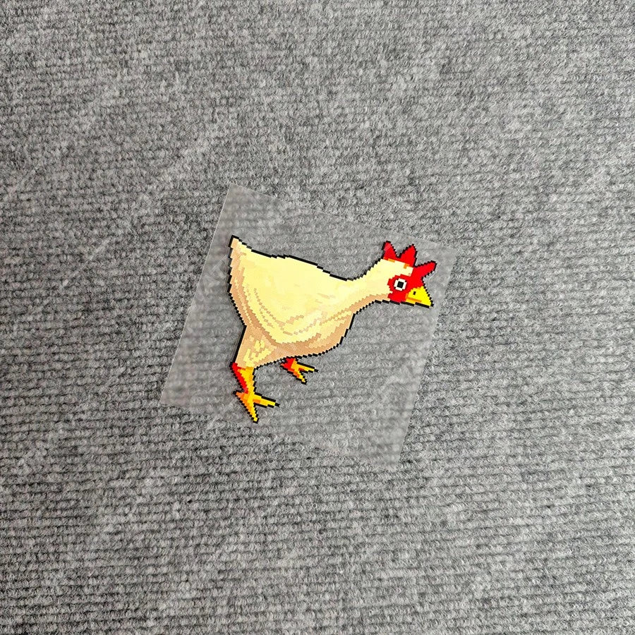 3pcs Car Stickers CS Stickers Classic Exploding Chicken V-Society Classic Exploding Rooster Suitable For Car, Motorcycle, Laptop, Computer Decal Decoration