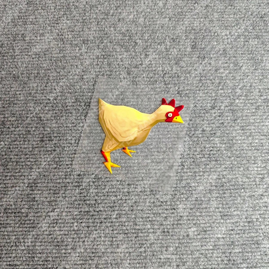 3pcs Car Stickers CS Stickers Classic Exploding Chicken V-Society Classic Exploding Rooster Suitable For Car, Motorcycle, Laptop, Computer Decal Decoration