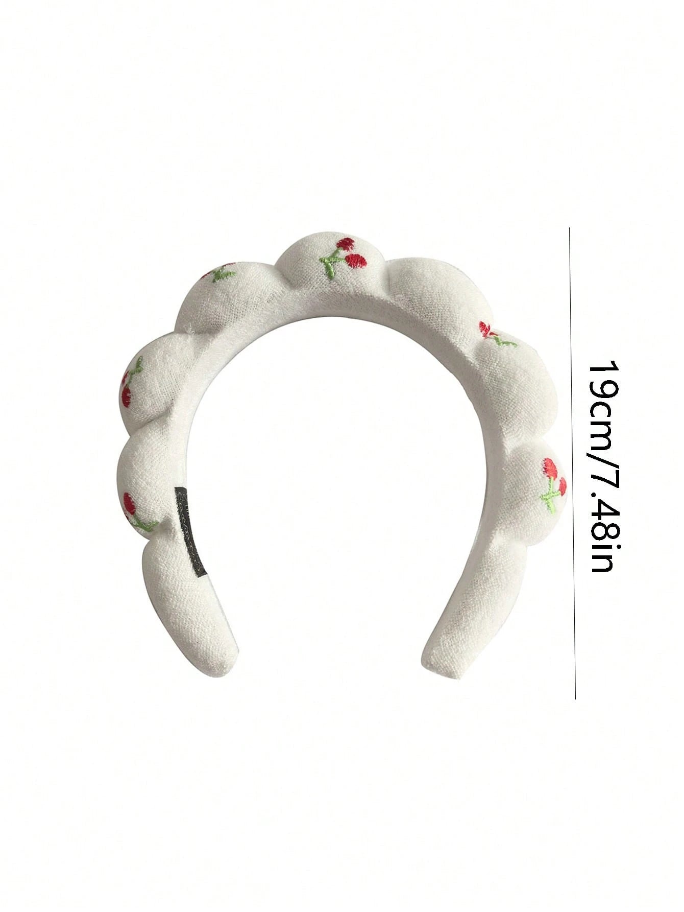 3pcs Cute Cherry Sponge Headbands, 1pc Headband, 2pcs Wristbands, Sweet Women Beauty Yoga Multifunctional Hair Accessories, Daily Wear Hair Decor