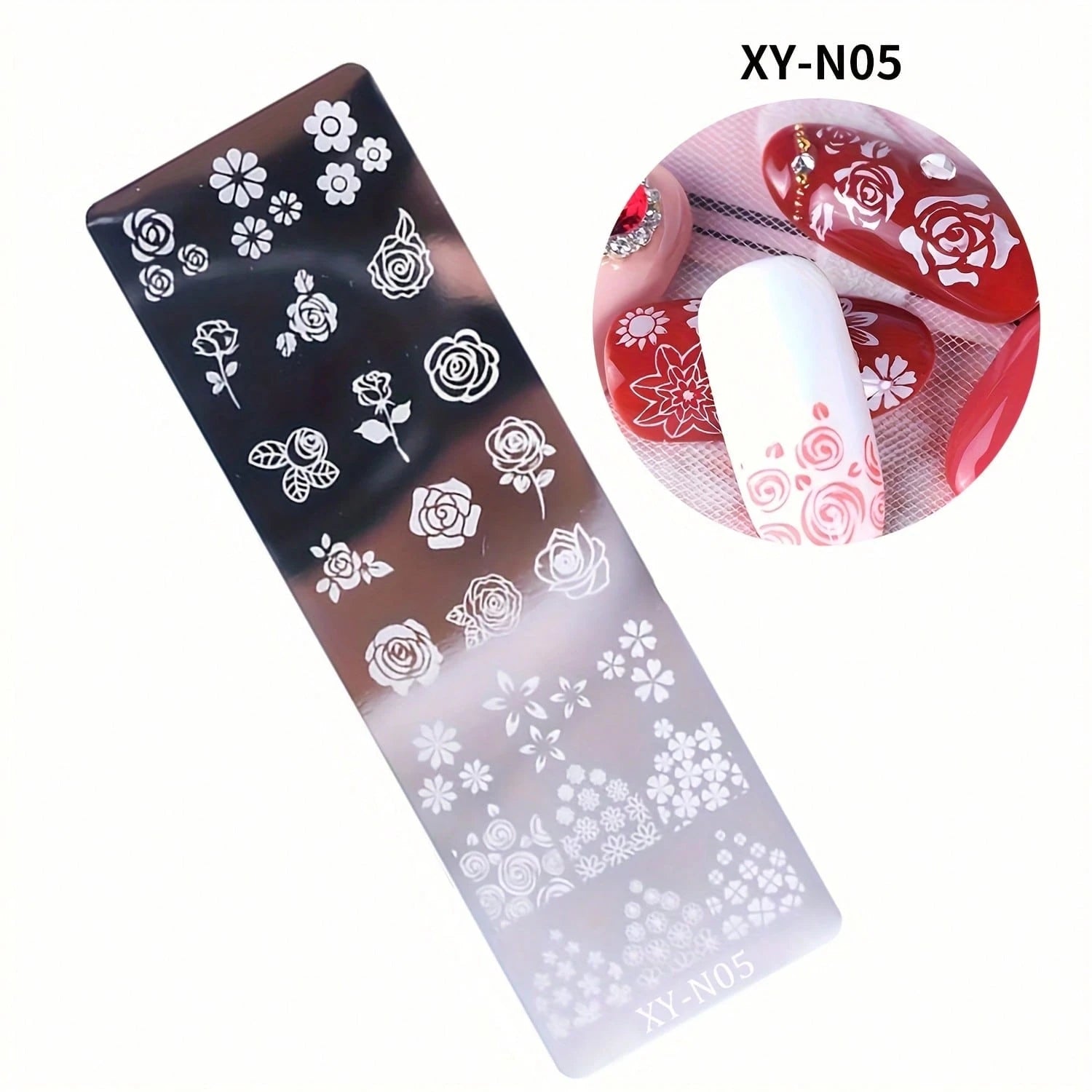 3Pcs Nail Stamp Plates Butterfly Flower Pattern Nail Stamping Templates Manicure Stencils Tools For Nail Art Decoration