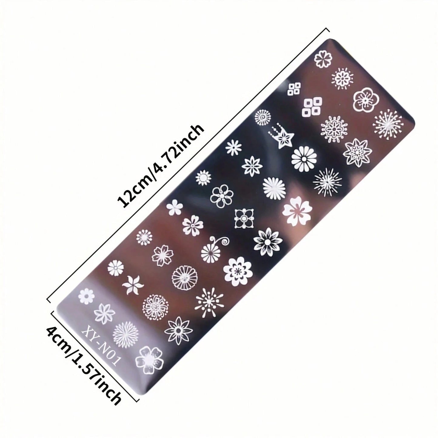 3Pcs Nail Stamp Plates Butterfly Flower Pattern Nail Stamping Templates Manicure Stencils Tools For Nail Art Decoration
