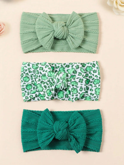 3pcs/Pack Multi-Color Soft Elastic Baby Headbands, Breathable, Suitable For All Seasons, Perfect Gift And Photo Prop
