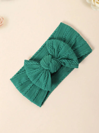 3pcs/Pack Multi-Color Soft Elastic Baby Headbands, Breathable, Suitable For All Seasons, Perfect Gift And Photo Prop