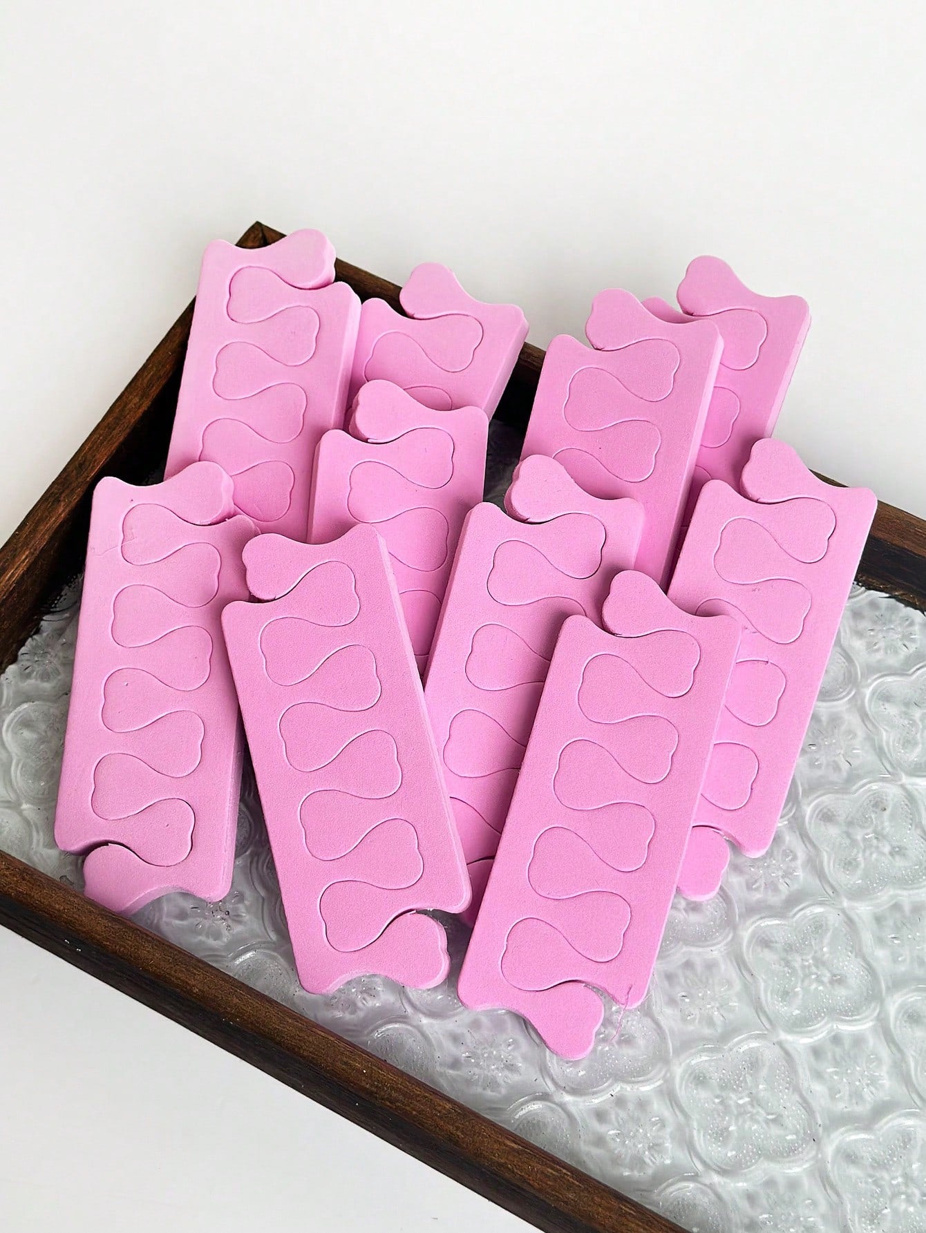 3pcs Pink Nail Polishing Strip, Nail File, Cuticle Pusher, Nail Separator, Valentine's Day New Year Holiday Nail Care Tool Kit, Nail Art Material Set