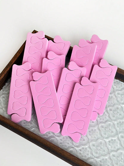 3pcs Pink Nail Polishing Strip, Nail File, Cuticle Pusher, Nail Separator, Valentine's Day New Year Holiday Nail Care Tool Kit, Nail Art Material Set