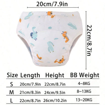 3pcs Reusable Baby Cloth Diapers, Diaper Pants, Training Pants, Soft Adjustable Washable Swim Diapers For Infant Boys And Girls