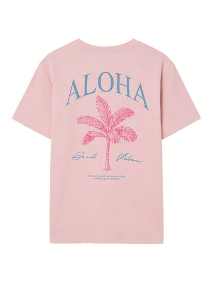 3pcs/Set Women's Summer New Fashion Letter Print Loose Casual T-Shirts, Versatile Daily Casual Wear, Streetwear