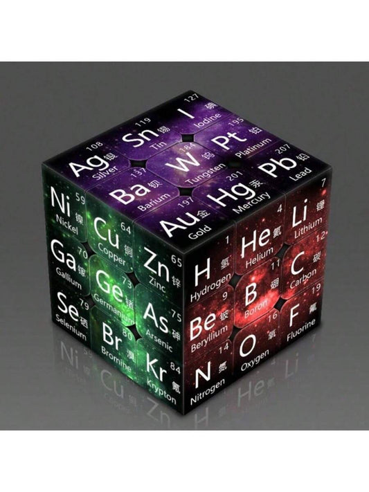 3x3x3 Chemical Magic Cube, Creative Education, Suitable For Students And Adults