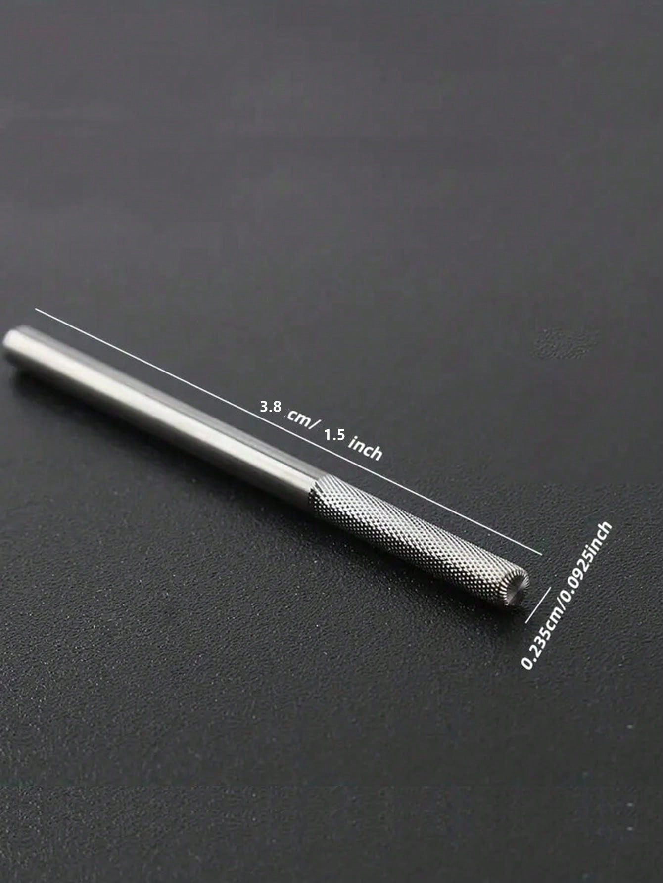 3XF Cuticle Nail Drill Bit, Tungsten Carbide Cuticle Remover Drill Bit Under Nail Cleaner Dead Skin Nail Prepare 3/32" For Electric Nail File