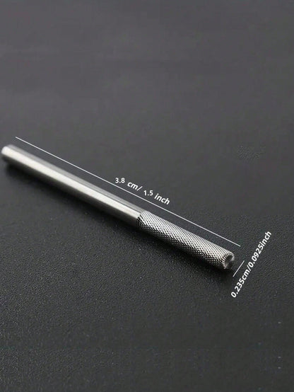 3XF Cuticle Nail Drill Bit, Tungsten Carbide Cuticle Remover Drill Bit Under Nail Cleaner Dead Skin Nail Prepare 3/32" For Electric Nail File