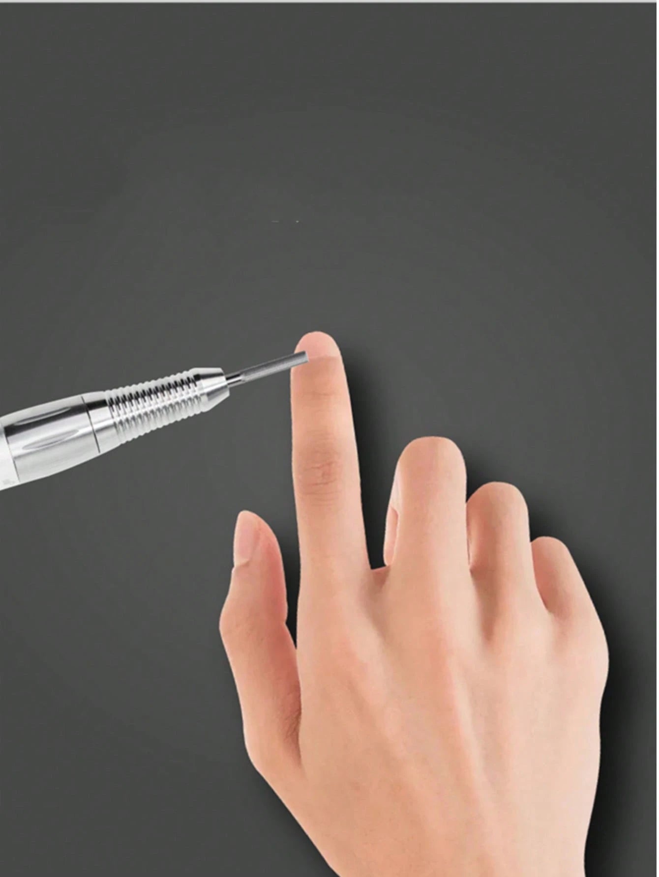 3XF Cuticle Nail Drill Bit, Tungsten Carbide Cuticle Remover Drill Bit Under Nail Cleaner Dead Skin Nail Prepare 3/32" For Electric Nail File