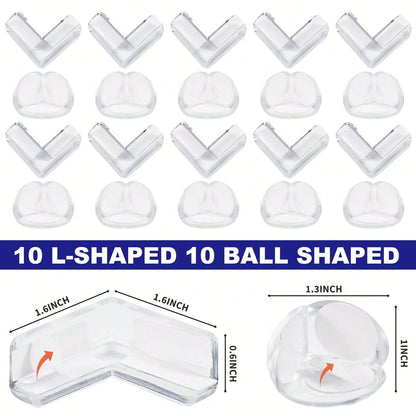 4/6/8/10/12/14/16/20/22/24/ Safety Corner Guards For Children- Silicone Edge Buffers, Furniture Protectors, Suitable For Tables, Chairs, Beds