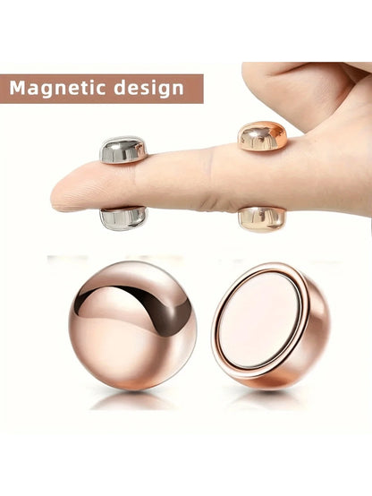 4/8/12Pairs Magnetic Headscarf Pins, Multi-Purpose Magnetic Scarf Pins For Women, Colorful Round Magnets, Durable Headscarf Accessories, Suitable For Daily Wear