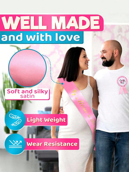 40pcs Gender Reveal Bracelets, Boy Team Silicone Wristbands And Girl Team Silicone Wristbands, Creative Gender Reveal Party Decorations