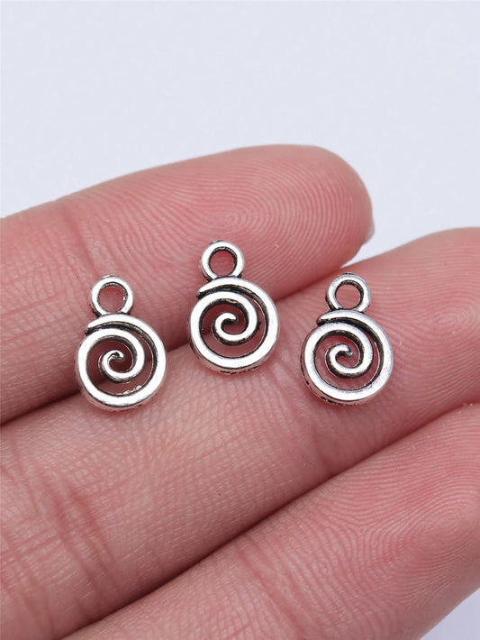 40pcs/set Swirl DIY Pendant