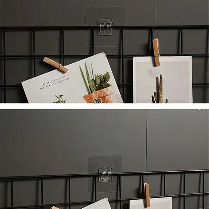 4pcs Bathroom Storage Rack Accessories- Hook Accessories, No-Drill Large Capacity Metal Rack, Kitchen Spice Rack, Suitable For Kitchen, Bathroom, Vanity, Multi-Function Hooks