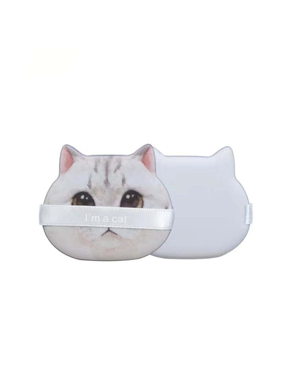 4pcs Cat Head Air Cushion Powder Puff Dry/Wet Dual-Use Liquid Foundation Cosmetics Non-Eating Powder Beauty Sponge Soft Makeup Tool,Makeup,Cheap,Room Decor,Vanity,Travel,Bedroom,Makeup Accessories,Puf